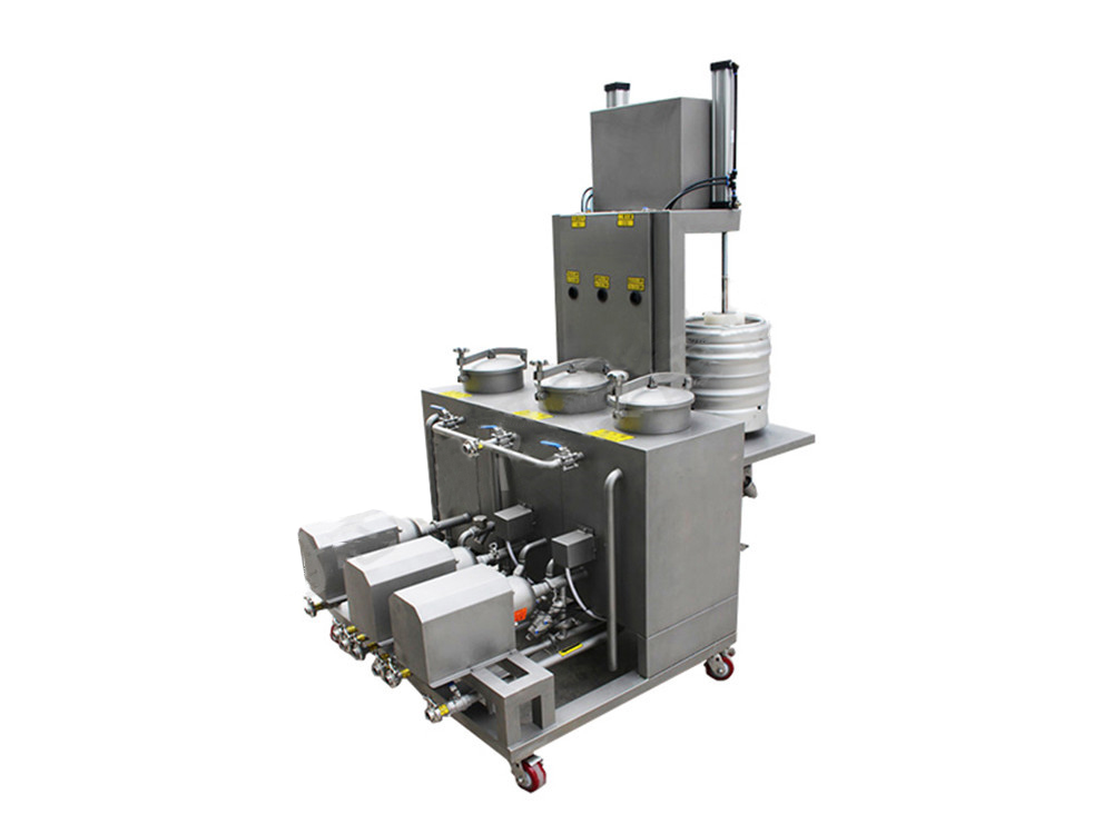 雙工位自動啤酒桶清洗機(jī)（三水箱）